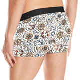 Cute nautical steering wheel anchor pattern Men's All Over Print Boxer Briefs Men's Underwear