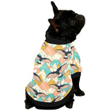 Eagle Pattern Print Design 02 All Over Print Pet Dog Round Neck Fuzzy Shirt