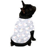 Sweet dreams sheep pattern All Over Print Pet Dog Round Neck Fuzzy Shirt