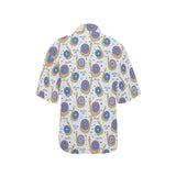 Snail Pattern Print Design 05 Women's All Over Print Hawaiian Shirt