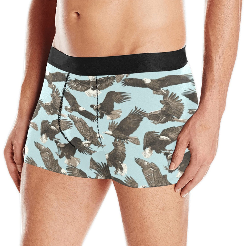 Eagle Pattern Print Design 01 Men's All Over Print Boxer Briefs Men's Underwear