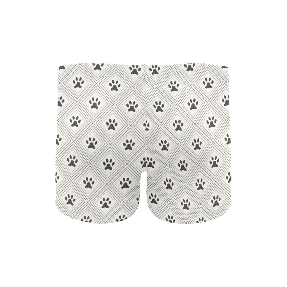 Dog Paws Pattern Print Design 03 Men's Swimming Trunks