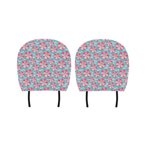 3D sakura cherry blossom pattern Car Headrest Cover