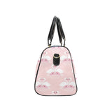 White swan and flower love pattern Travel Bag
