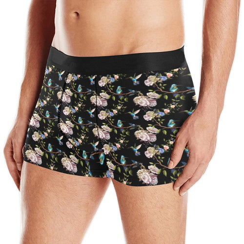 Hummingbird Pattern Print Design 03 Men's All Over Print Boxer Briefs Men's Underwear