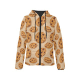 Cookie pattern Women's Padded Hooded Jacket