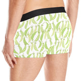Green Peas Pattern Print Design 03 Men's All Over Print Boxer Briefs Men's Underwear