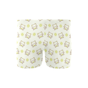 Cute cartoon frog baby pattern Men's Swimming Trunks