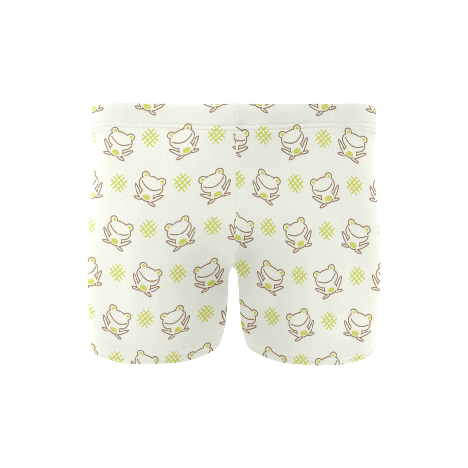 Cute cartoon frog baby pattern Men's Swimming Trunks