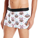 Cute pug hat rabbit costume pattern Men's All Over Print Boxer Briefs Men's Underwear