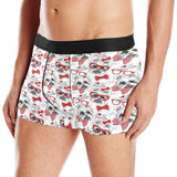 Yorkshire Terrier Pattern Print Design 04 Men's All Over Print Boxer Briefs Men's Underwear