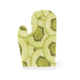 Sliced kiwi pattern Heat Resistant Oven Mitts