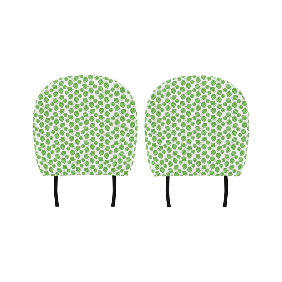 Hop pattern background Car Headrest Cover