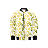 Corn Pattern Print Design 05 Kids' Boys' Girls' Bomber Jacket