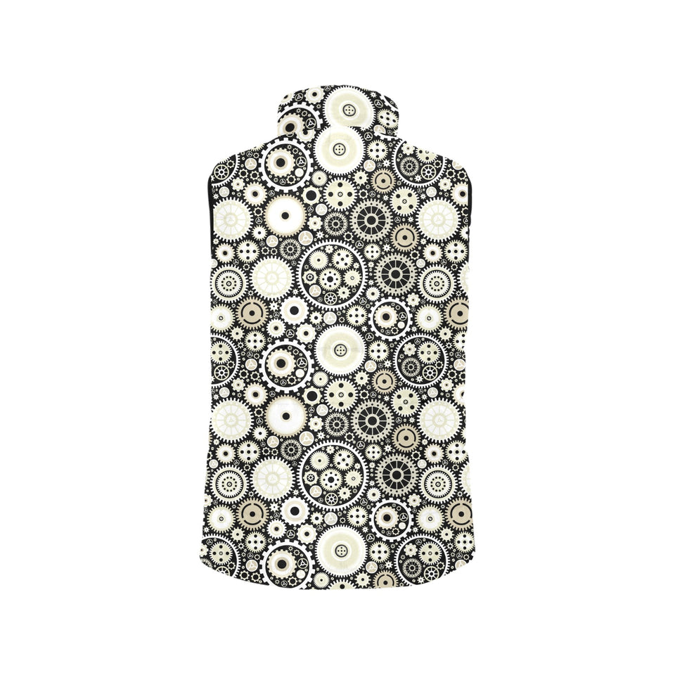 Gear Pattern Print Design 02 Men's Padded Vest