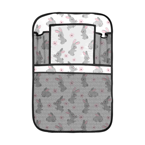 Watercolor cute rabbit pattern Car Seat Back Organizer