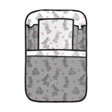 Watercolor cute rabbit pattern Car Seat Back Organizer