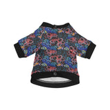 Octopus sea wave tropical fishe pattern All Over Print Pet Dog Round Neck Fuzzy Shirt