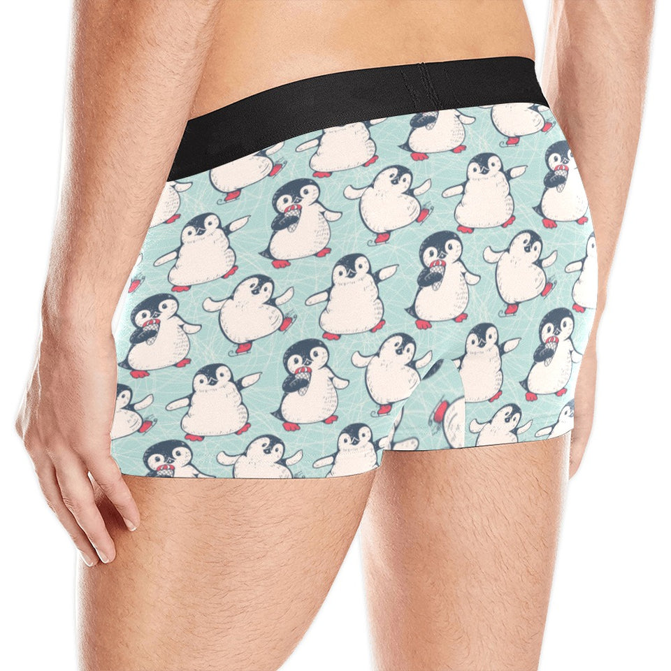 Cute Penguin pattern Men's All Over Print Boxer Briefs Men's Underwear