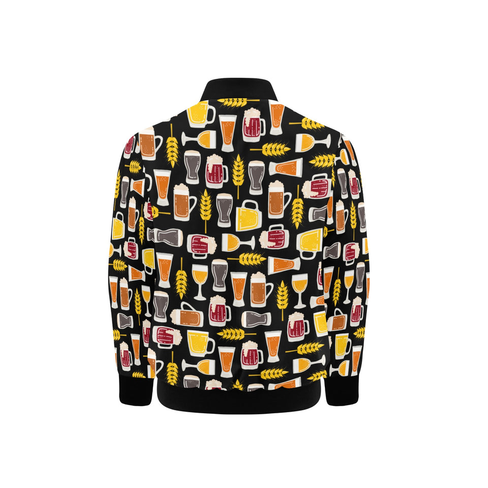 Beer type pattern Kids' Boys' Girls' Bomber Jacket