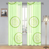 Cucumber pattern Gauze Curtain