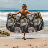 Eagle Pattern Print Design 05 Beach Towel