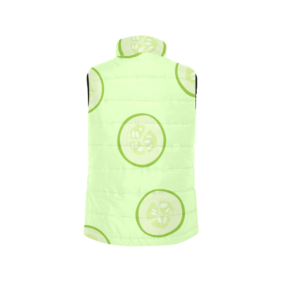 Cucumber pattern Women's Padded Vest