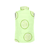 Cucumber pattern Women's Padded Vest