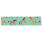Colorful horses pattern Table Runner