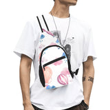 Watercolor air balloon cloud pattern All Over Print Chest Bag