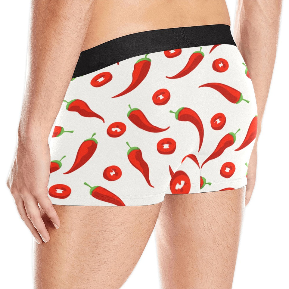 Chili pattern Men's All Over Print Boxer Briefs Men's Underwear