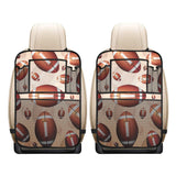 American football ball design pattern Car Seat Back Organizer