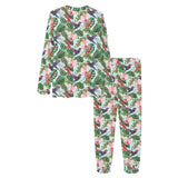 Hummingbird Pattern Print Design 05 Women's All Over Print Pajama Set