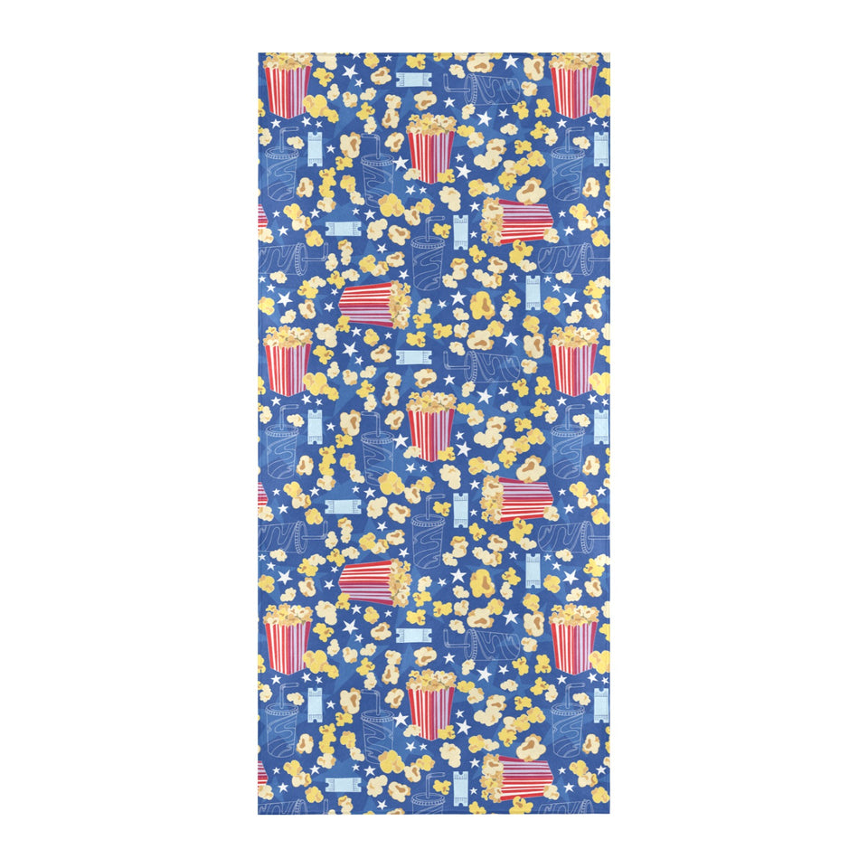 Popcorn Pattern Print Design 01 Beach Towel