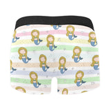Cute hand drawn mermaid Men's All Over Print Boxer Briefs Men's Underwear