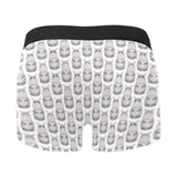 Hippopotamus Pattern Print Design 05 Men's All Over Print Boxer Briefs Men's Underwear