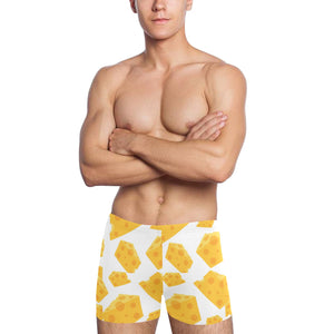 Cheese slice pattern Men's Swimming Trunks