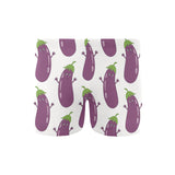 Eggplant Pattern Print Design 01 Men's Swimming Trunks