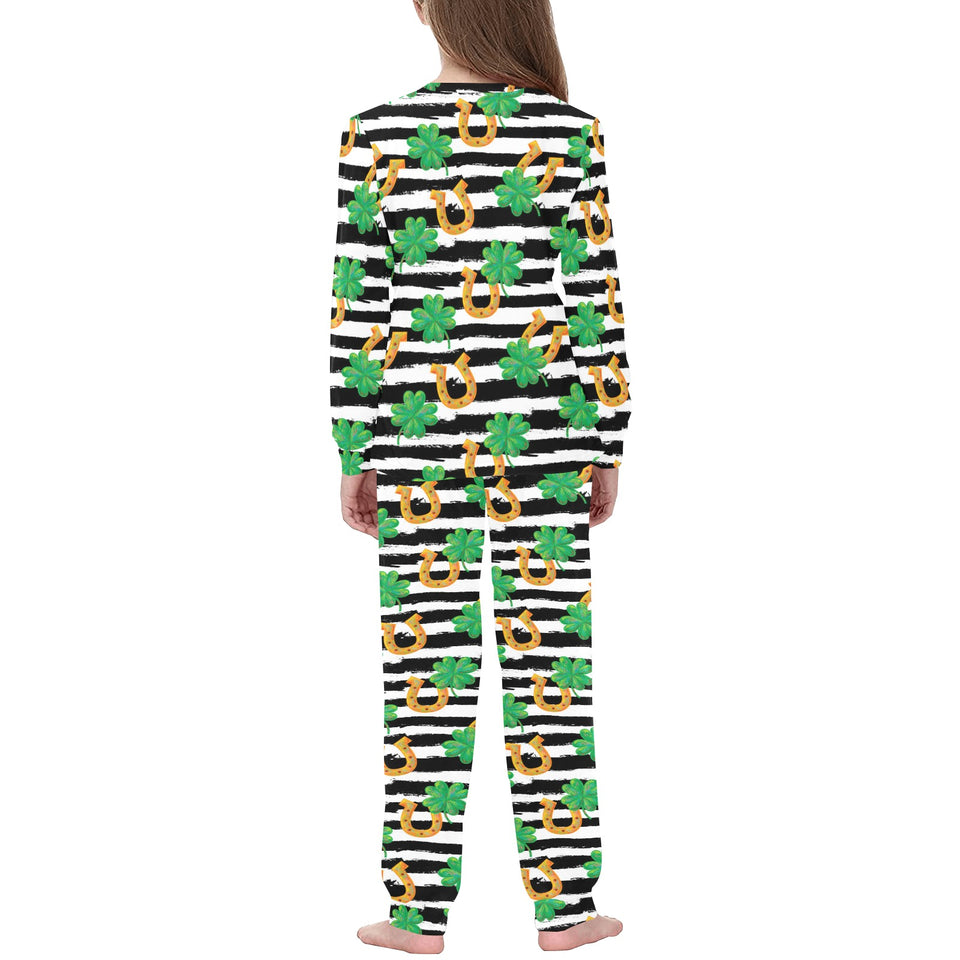 Horseshoes Pattern Print Design 01 Kids' Boys' Girls' All Over Print Pajama Set