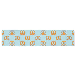 Pretzels Pattern Print Design 03 Table Runner