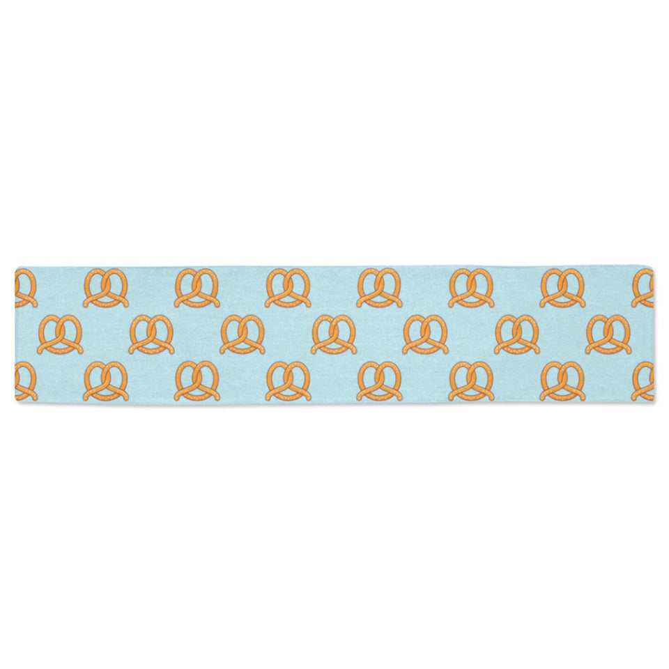 Pretzels Pattern Print Design 03 Table Runner