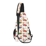 Corgi Christmas Pattern All Over Print Chest Bag