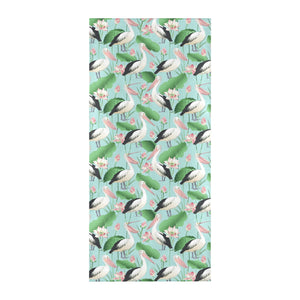 Pelican Pattern Print Design 01 Beach Towel
