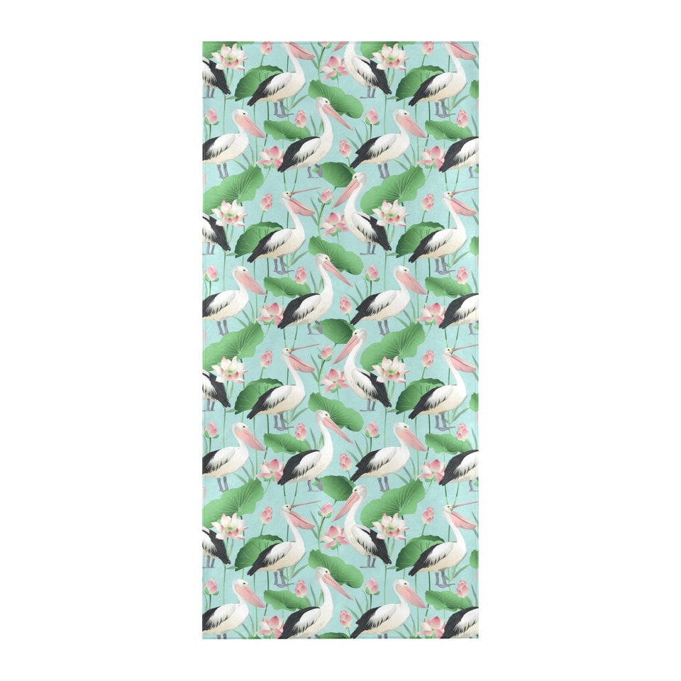 Pelican Pattern Print Design 01 Beach Towel