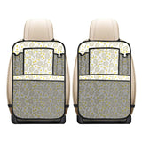 Tennis Pattern Print Design 02 Car Seat Back Organizer