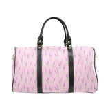 Lavender pattern pink background Travel Bag