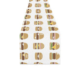 Hamburger Pattern Print Design 02 Table Runner