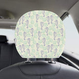 Seahorse shell pattern Car Headrest Cover