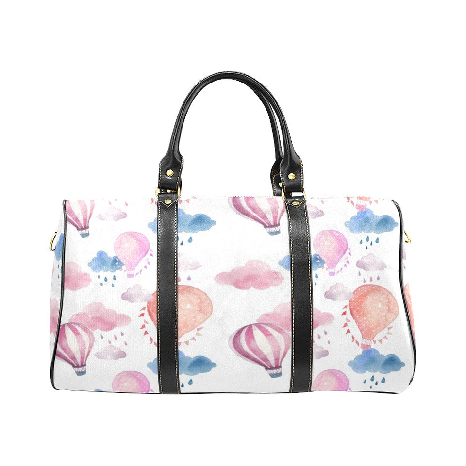 Watercolor air balloon cloud pattern Travel Bag