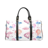Watercolor air balloon cloud pattern Travel Bag